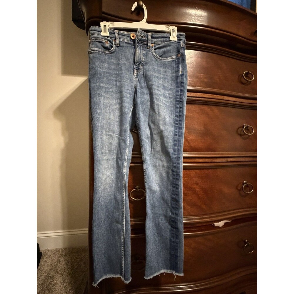 Vineyard Vines Ankle Women's Jeans Size 27 Blue Denim High Rise Straight Crop